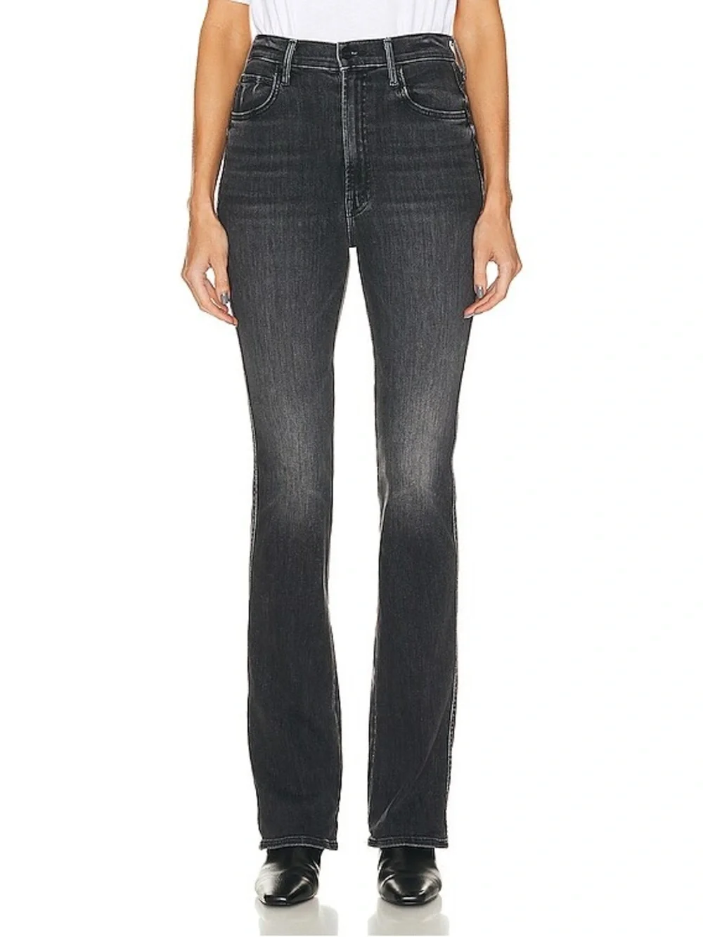 Consigning 9/19 MOTHER SUPERIOR Smokin' Double Heel Flare Jeans On The Fly